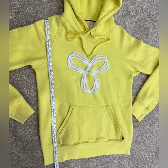 TNA BALTIC LOGO YELLOW HOODIE SIZE XS - Picture 9 of 12